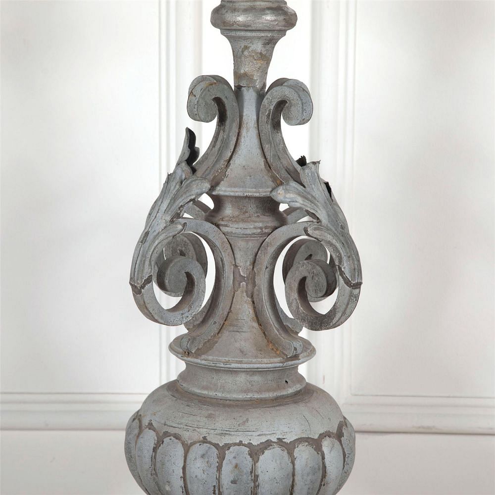 19th Century Architectural Fragment adapted to a Zinc Lamp LT6061932