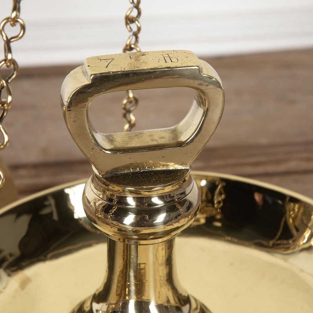 19th Century Brass Avery Bankers Scales DA6330716
