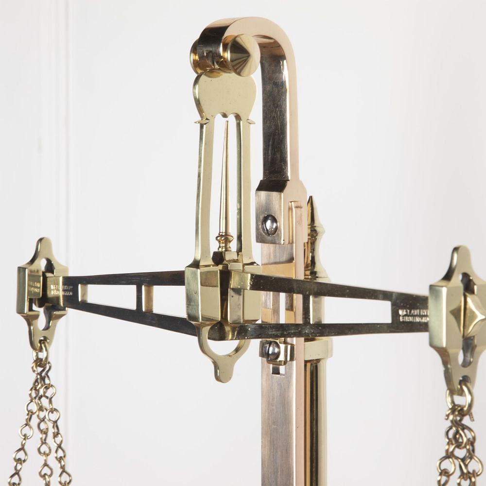19th Century Brass Avery Bankers Scales DA6330716