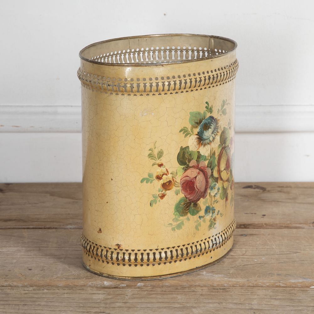 19th Century Cream Toleware Bucket DA2027185