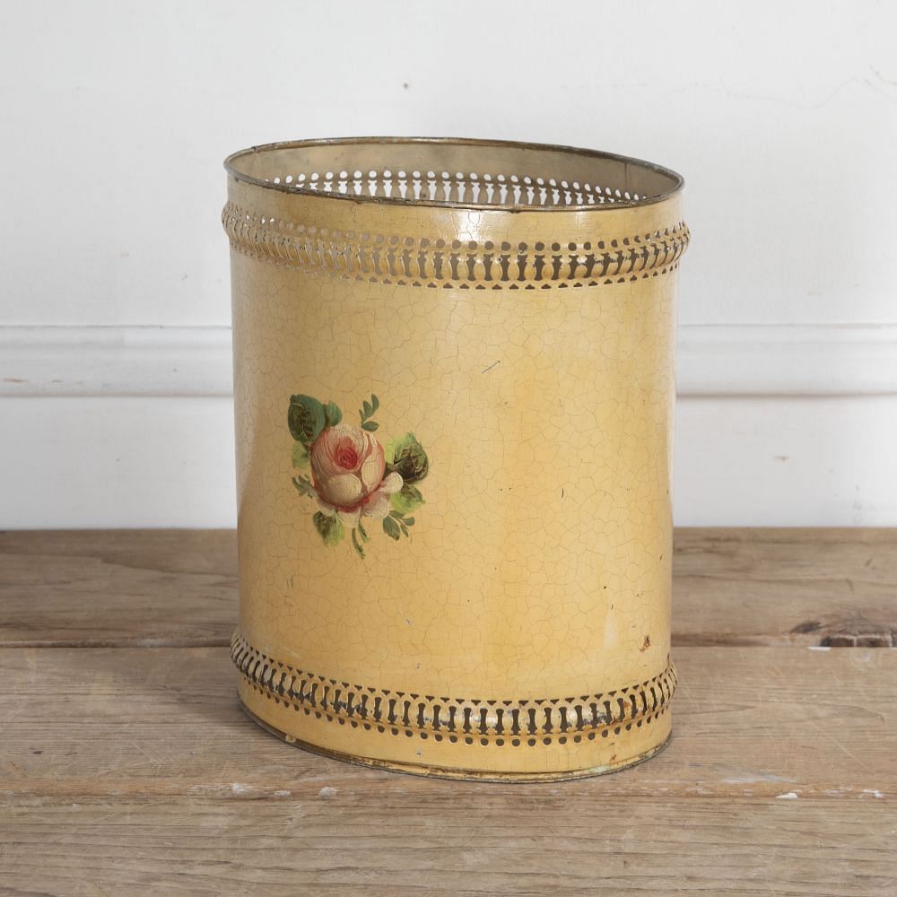 19th Century Cream Toleware Bucket DA2027185