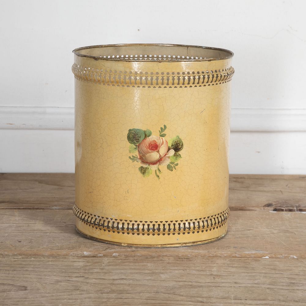 19th Century Cream Toleware Bucket DA2027185