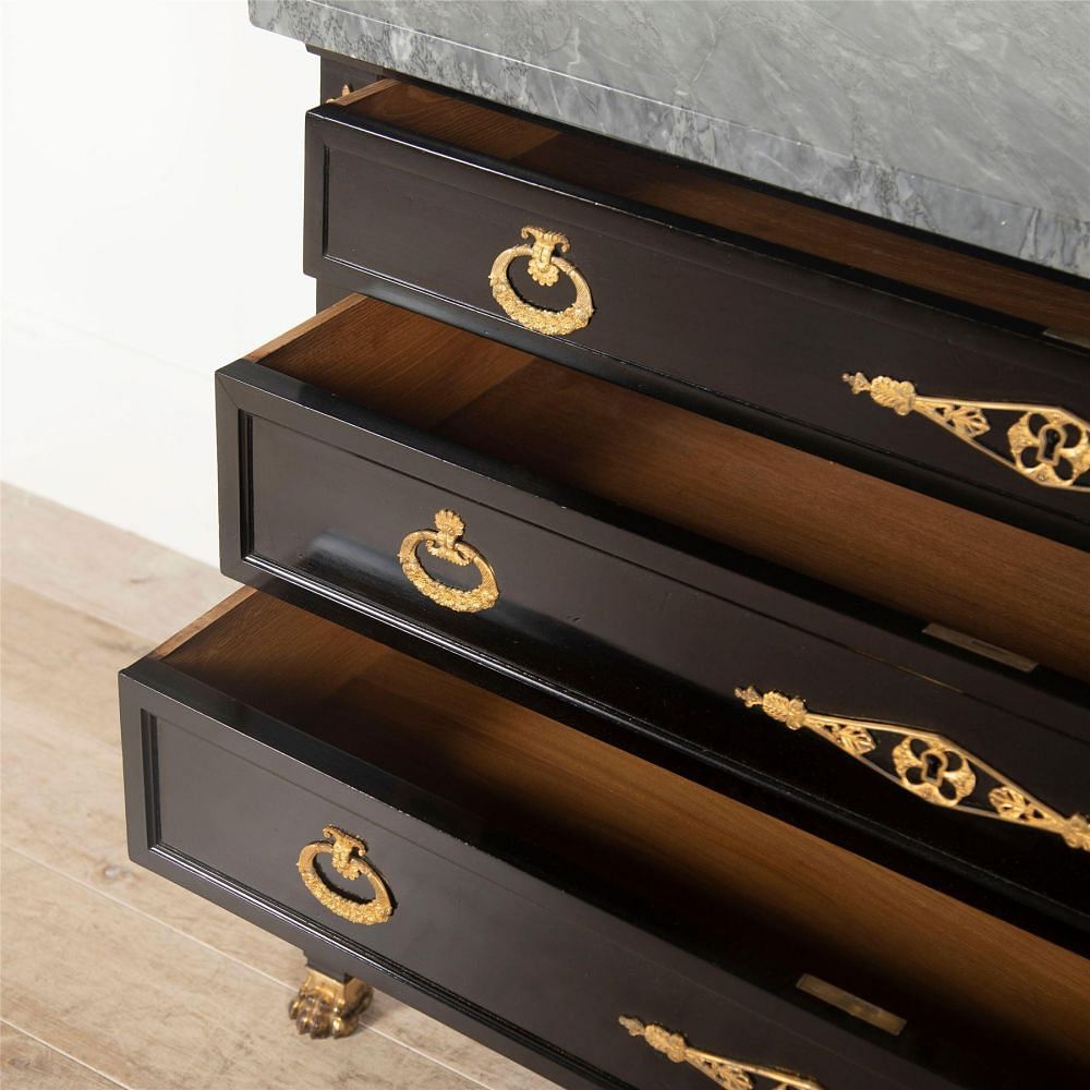 19th Century French Ebonised Commode by Ebeniste Bardie, Bordeaux CC5262308