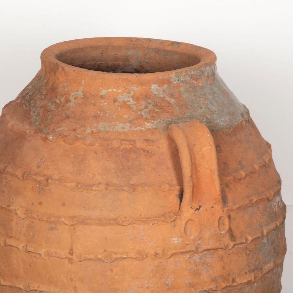 19th Century French Ribbed Terracotta Pot GA7432213