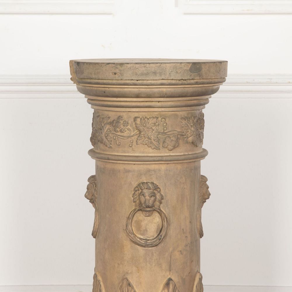 19th Century Neoclassical Terracotta Pedestal GA0333344