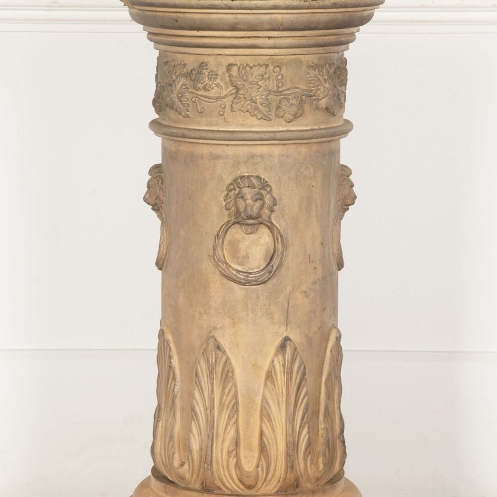 19th Century Neoclassical Terracotta Pedestal GA0333344
