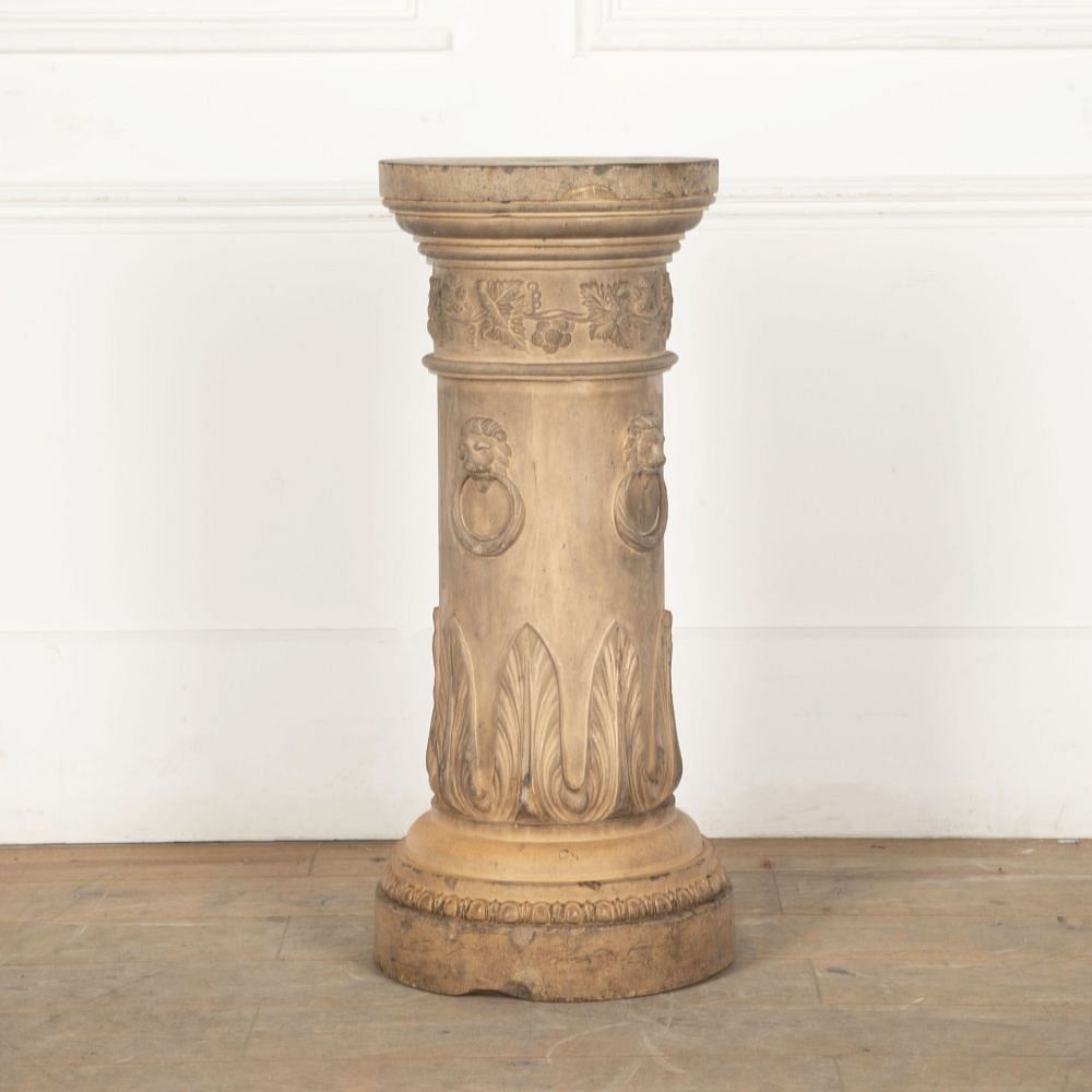 19th Century Neoclassical Terracotta Pedestal GA0333344