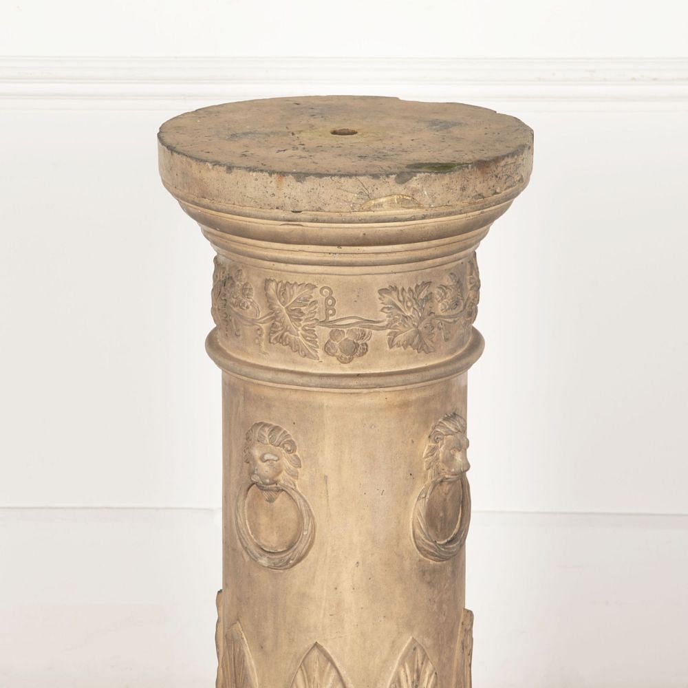19th Century Neoclassical Terracotta Pedestal GA0333344
