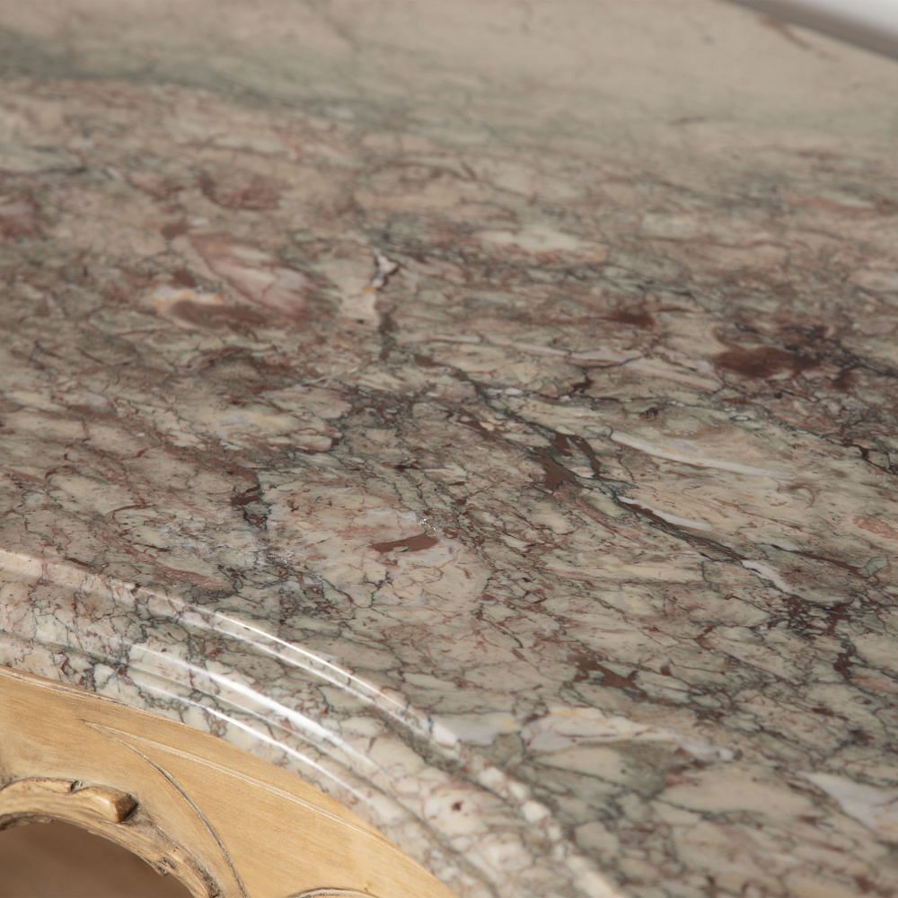 19th Century Walnut Console with Marble Top CO8126619