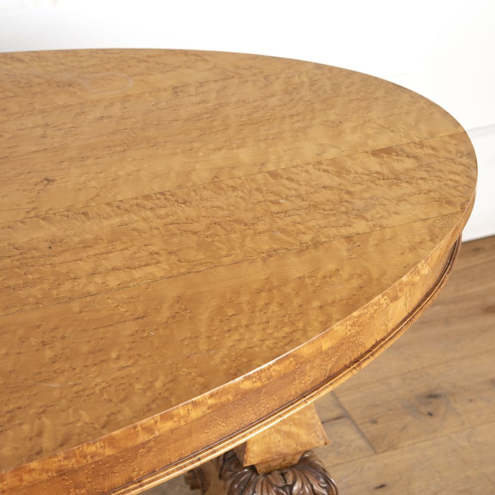 19th Century William IV Maple Centre Table TC6923778