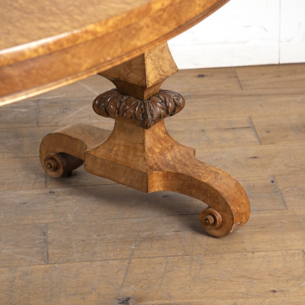 19th Century William IV Maple Centre Table TC6923778