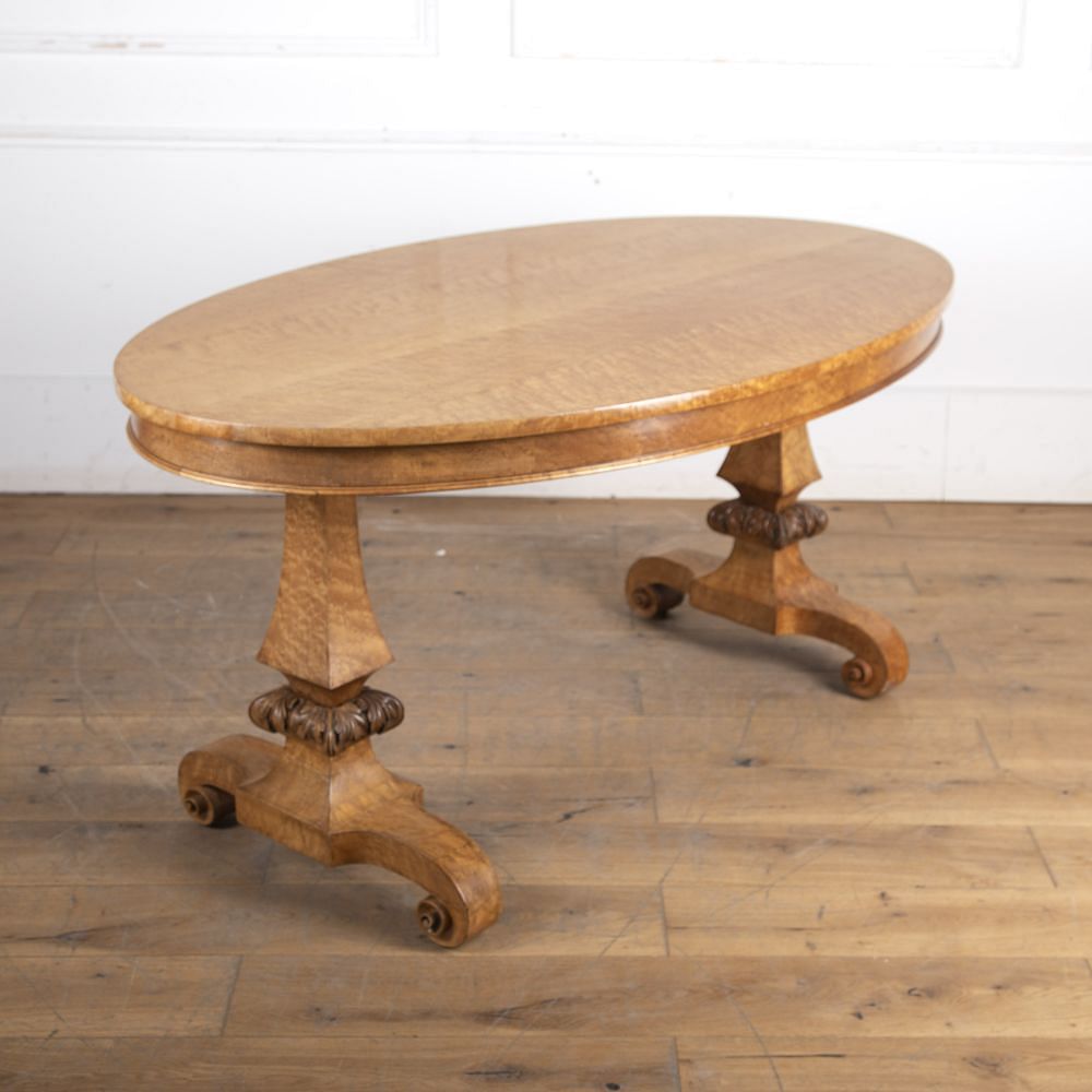 19th Century William IV Maple Centre Table TC6923778