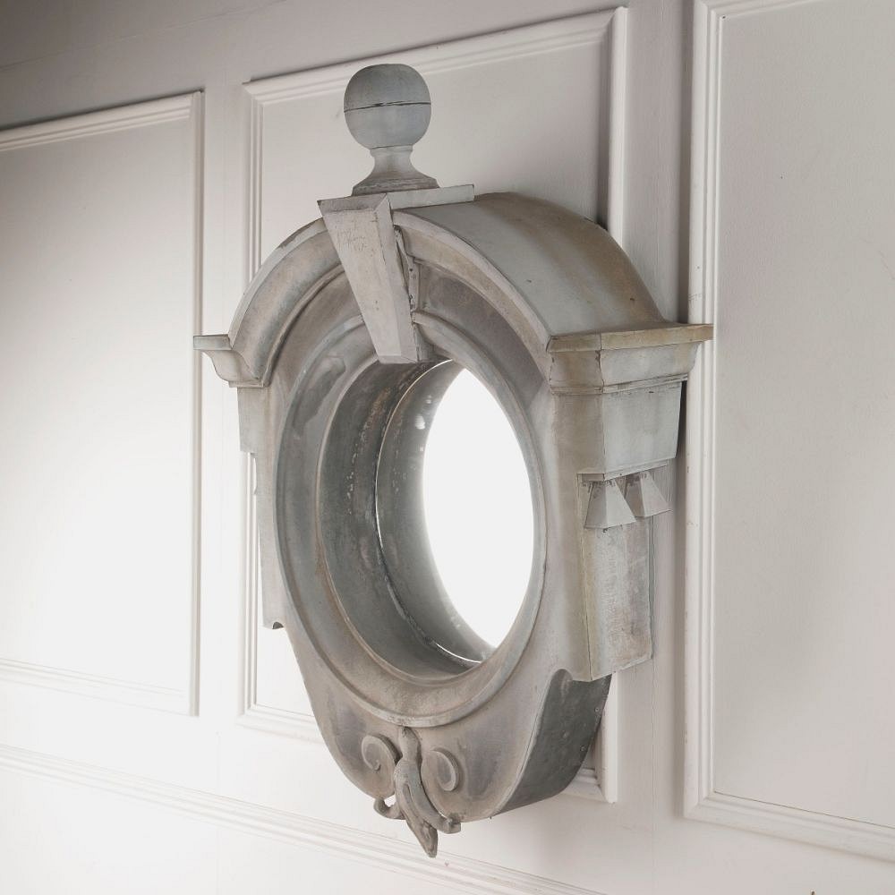 19th Century Zinc Mirrored Architectural Frame MI6061637