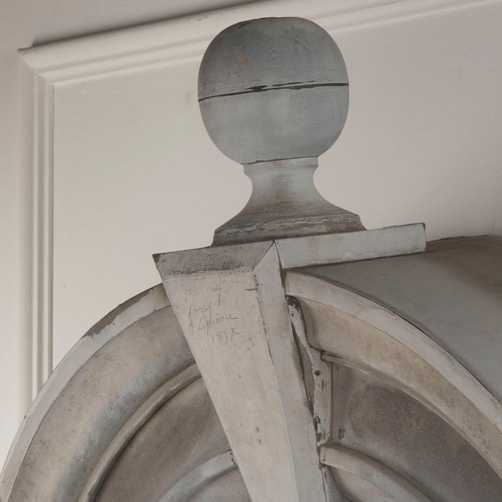 19th Century Zinc Mirrored Architectural Frame MI6061637