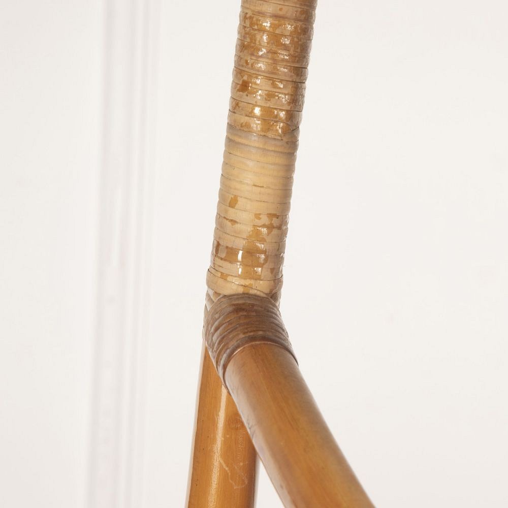 20th Century French Wicker and Cane Hanging Chair CH3733136
