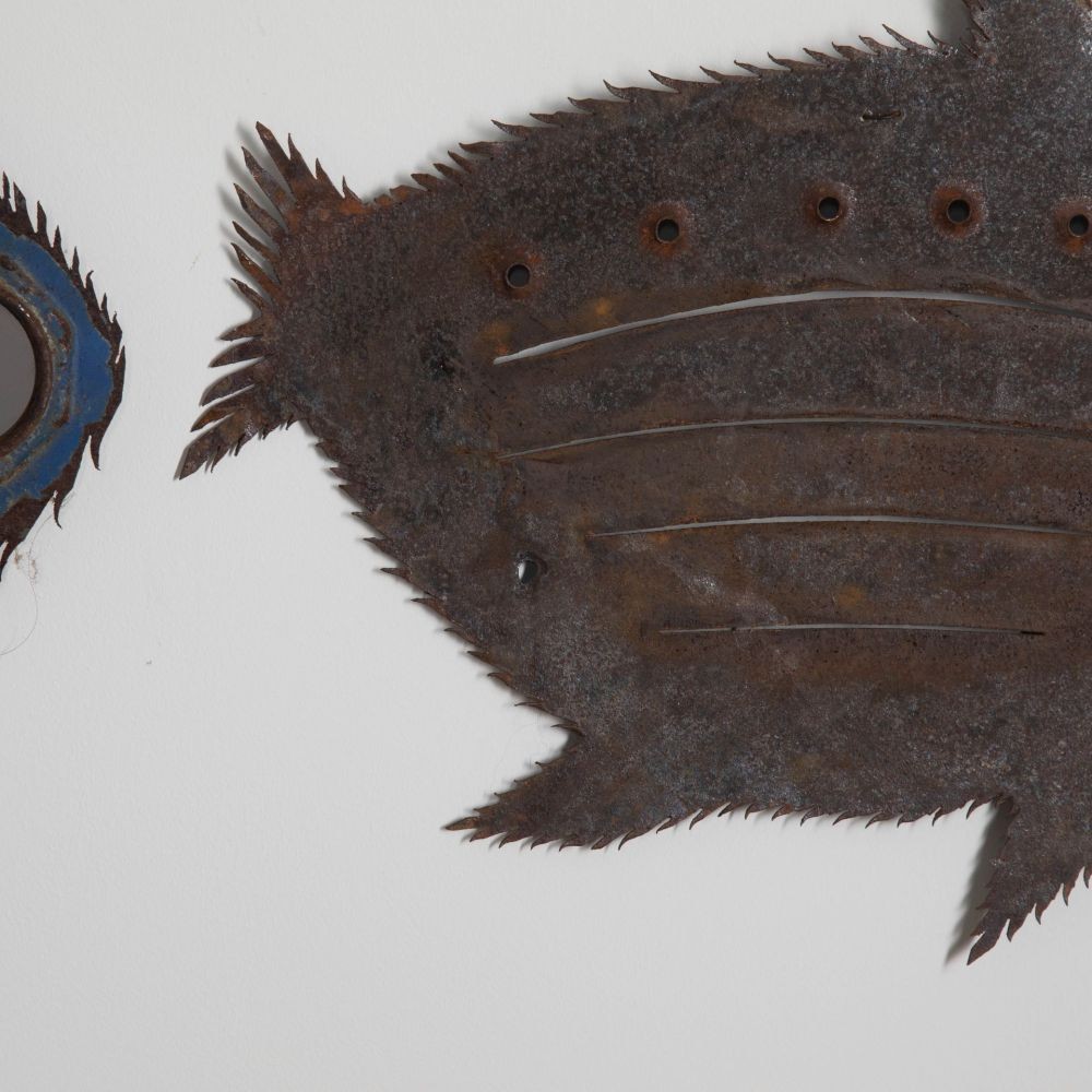 20th Century Metal Fish Wall Sculptures WD3032891