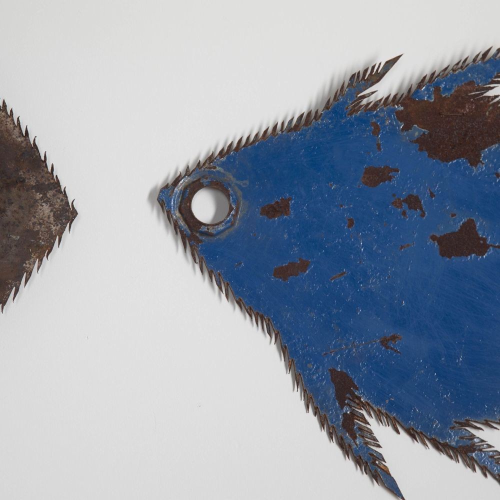 20th Century Metal Fish Wall Sculptures WD3032891