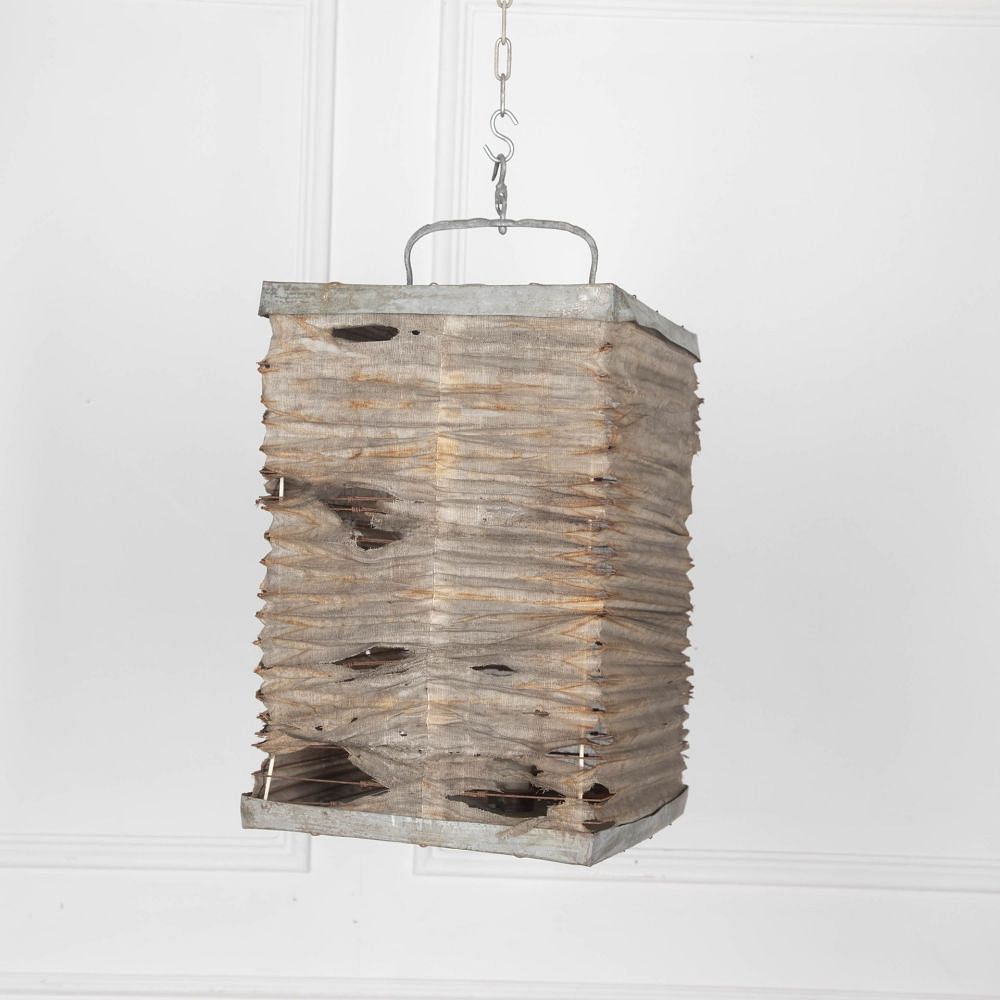 20th Century Rectangular North African Hanging Lantern LL2932705