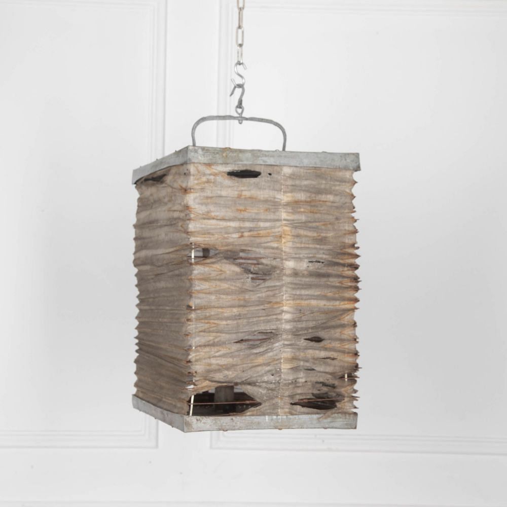 20th Century Rectangular North African Hanging Lantern LL2932705