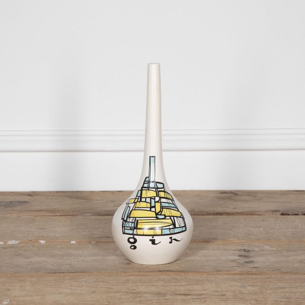 20th Century Roger Capron Ceramic Gin Flask DA2931395