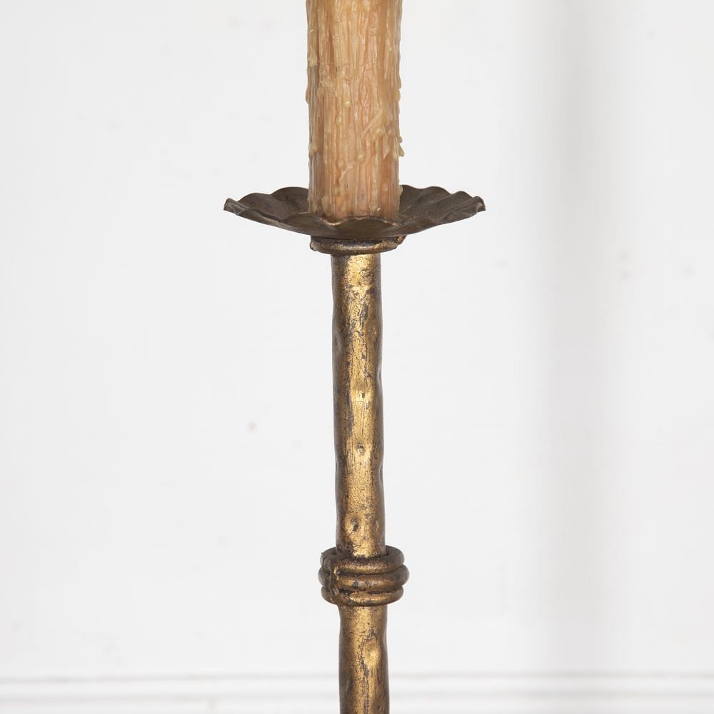20th Century Spanish Gilt Iron Table Lamp LL1527594