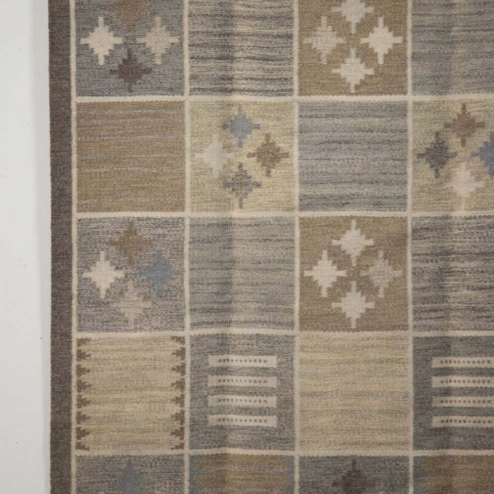 20th Century Swedish Flatweave Rug by Rakel Carlandar RT2726708