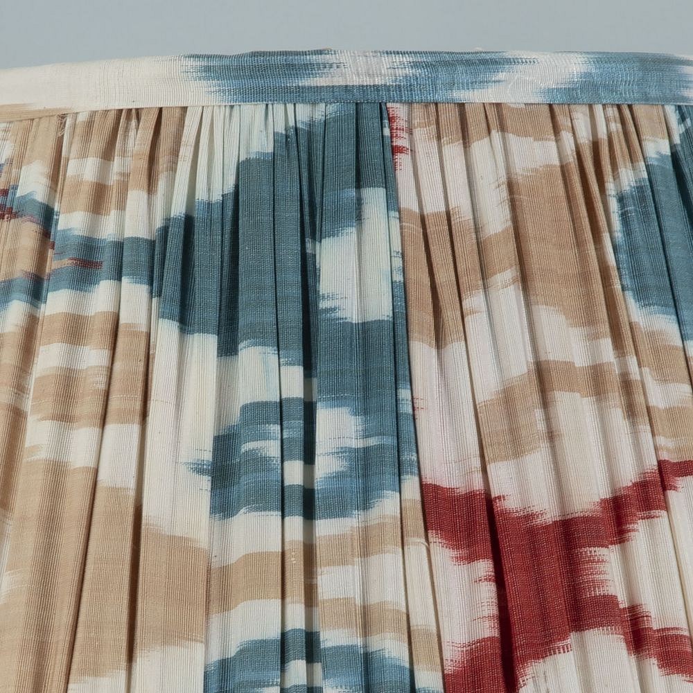 30cm Red and Blue Silk Lampshade LS6657492