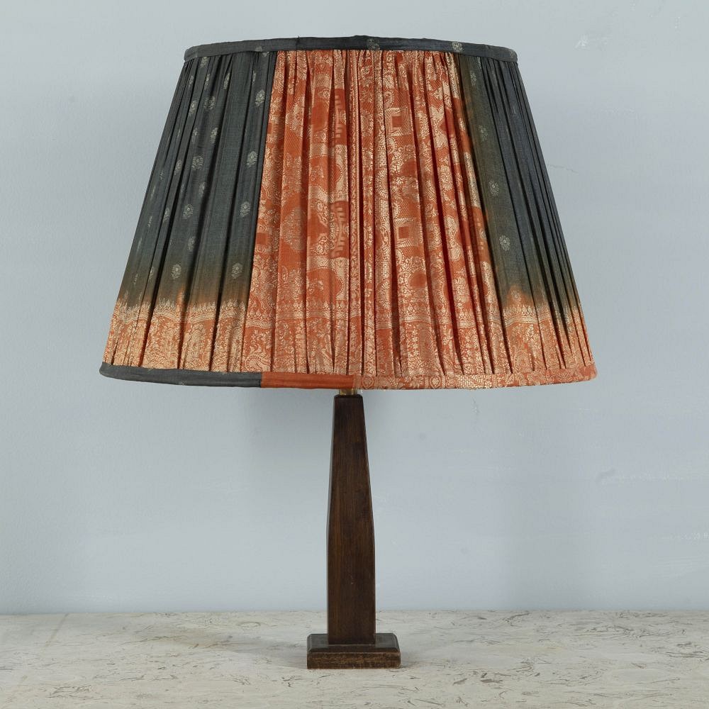 50cm Orange Silk Lampshade LS6659405