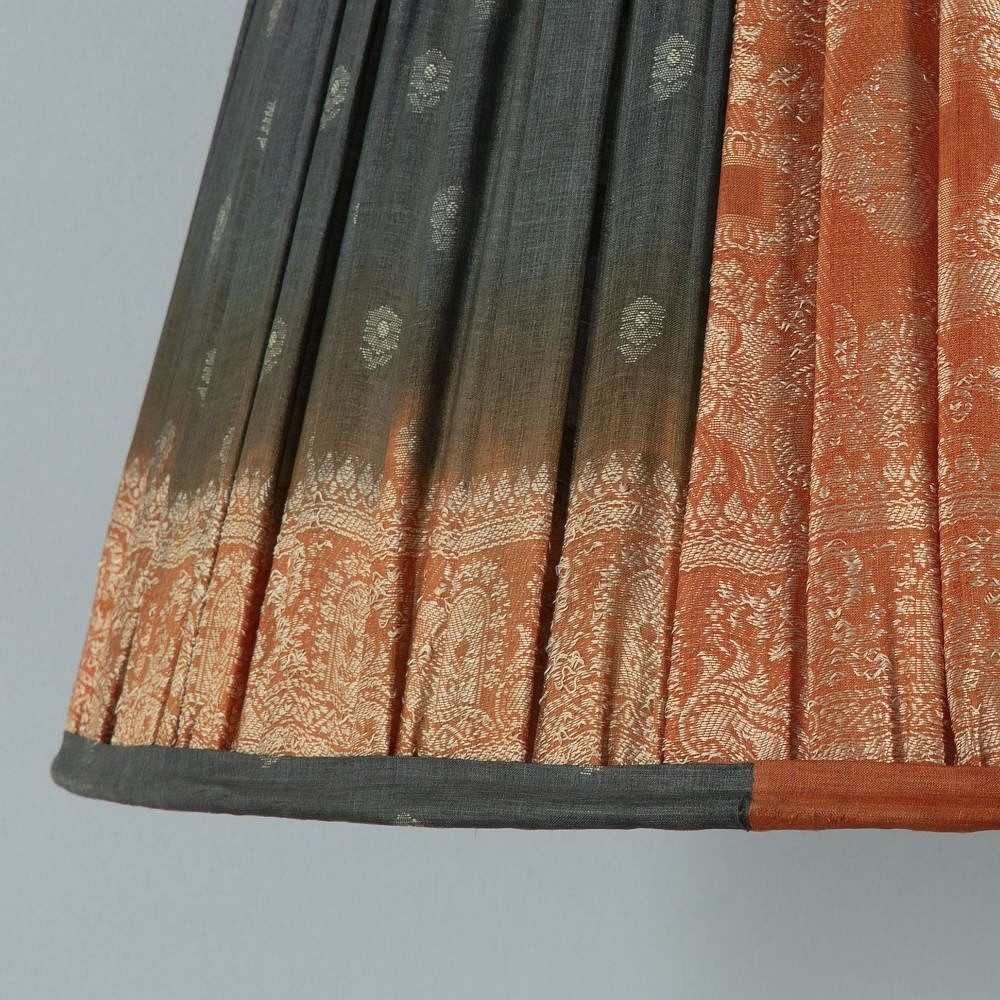 50cm Orange Silk Lampshade LS6659405