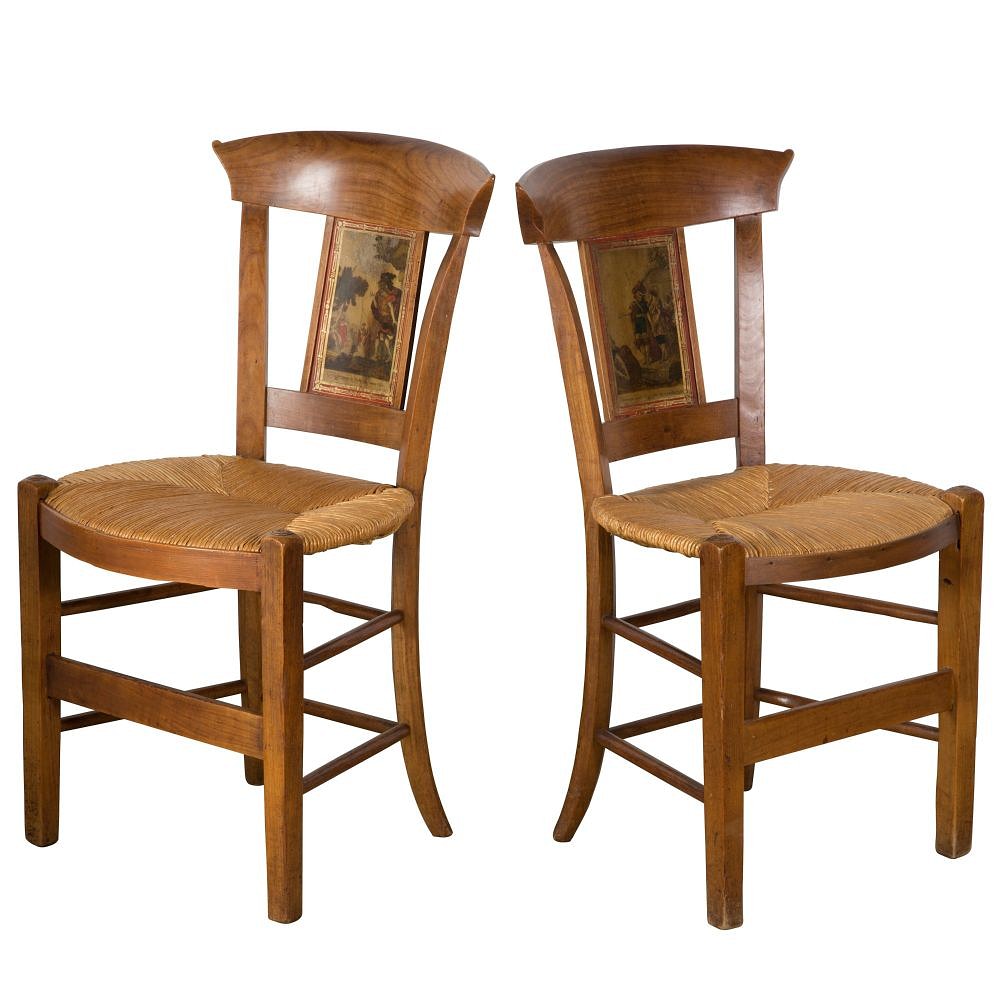 Pair of Period Directoire Chairs CH1558286