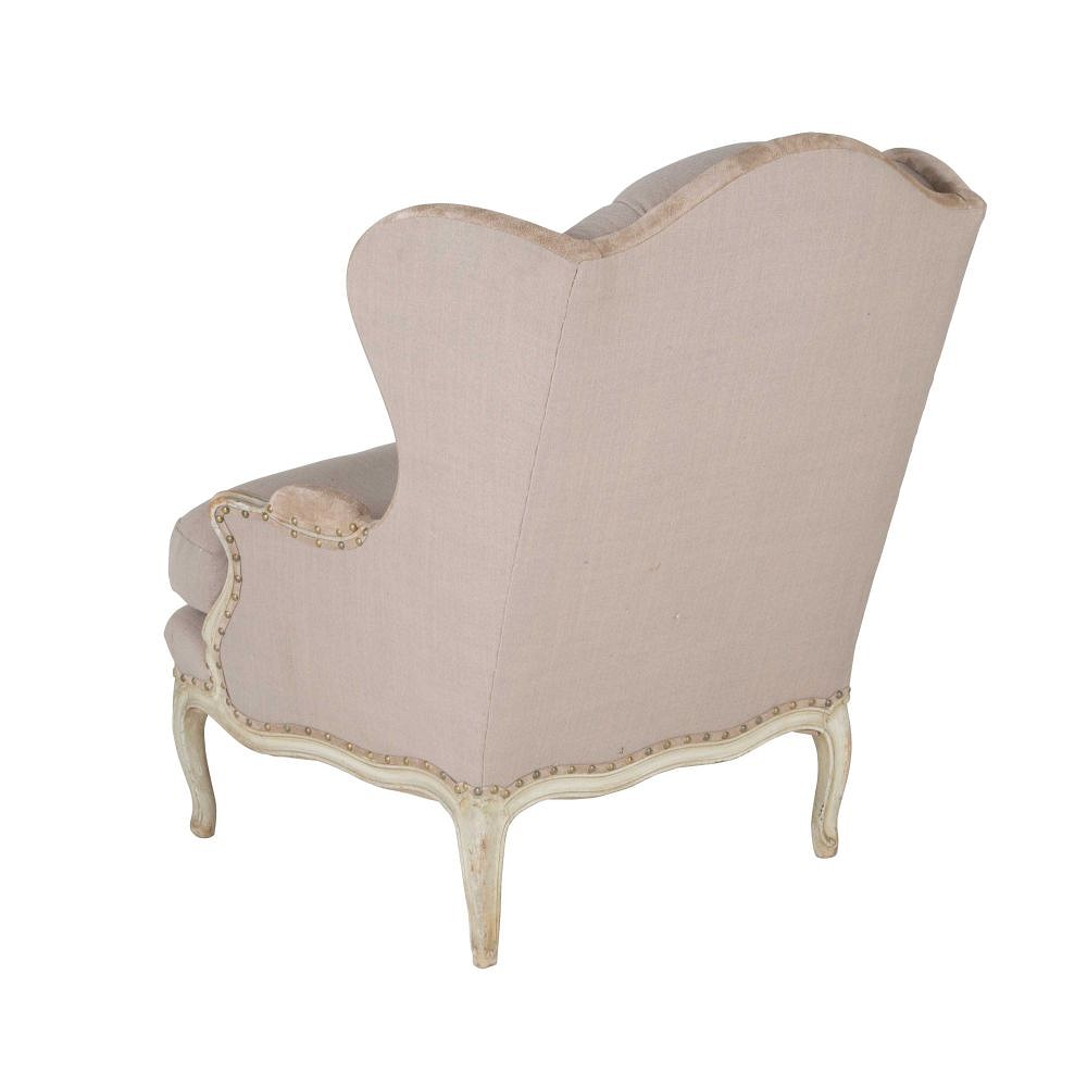 French Painted Button Back Armchair CH0659363