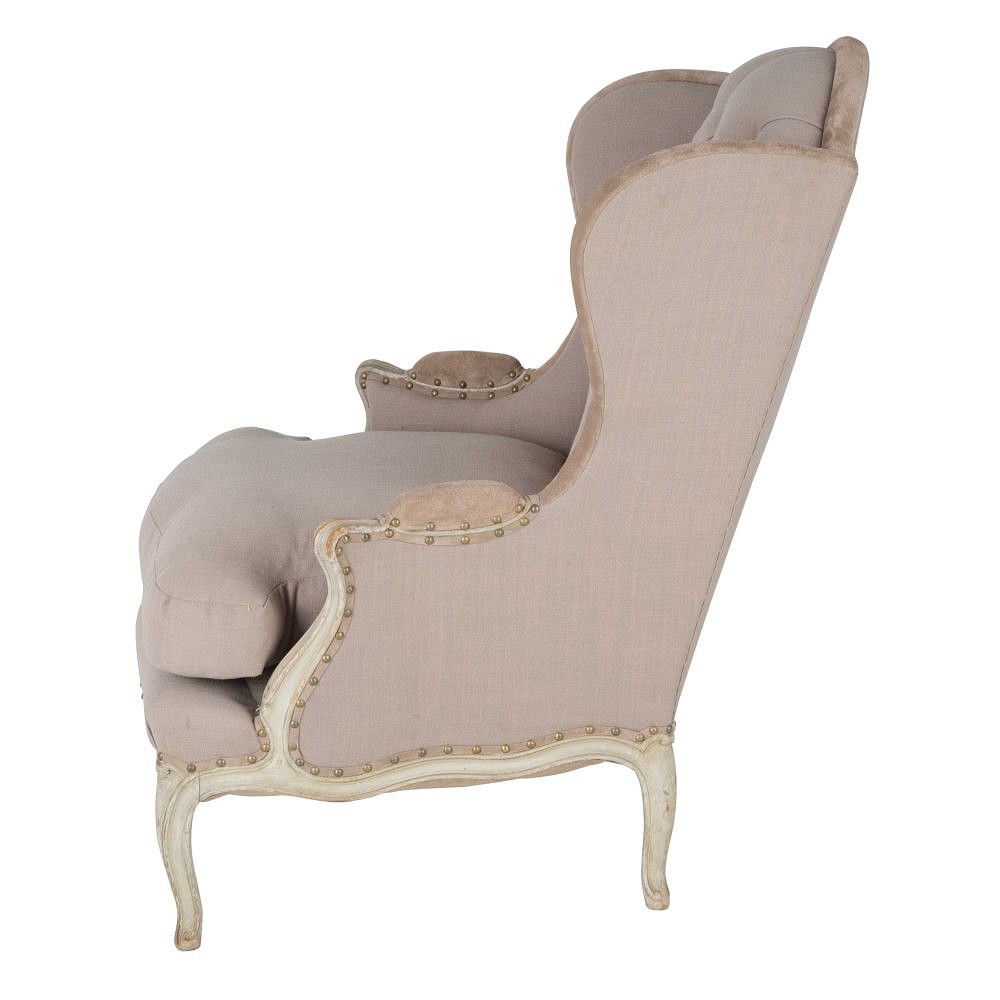 French Painted Button Back Armchair CH0659363