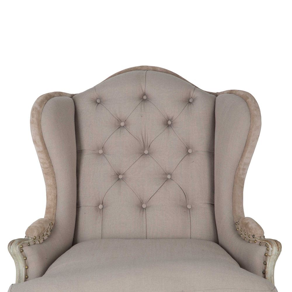 French Painted Button Back Armchair CH0659363