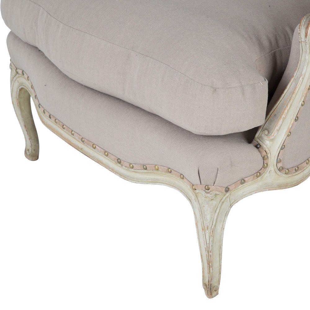 French Painted Button Back Armchair CH0659363