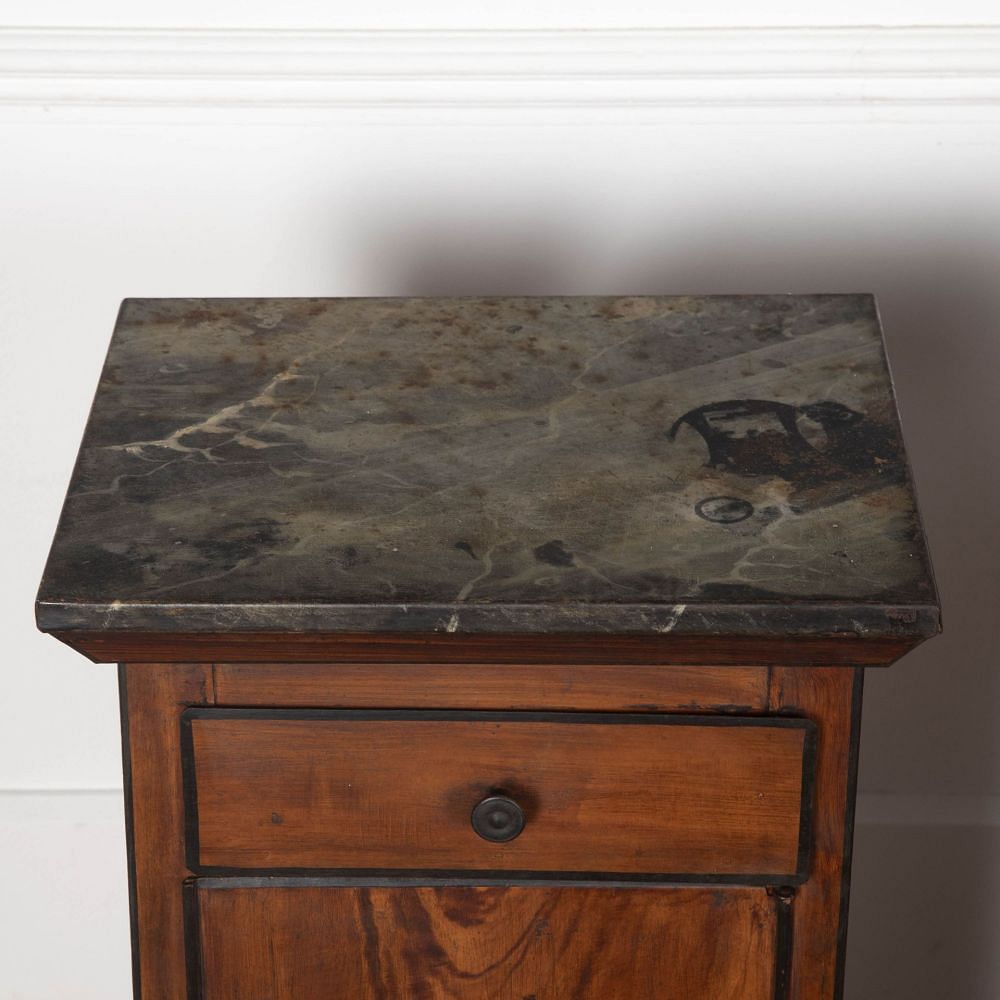 18th Century Pair of French Directoire Tole Bedside tables BD3730917