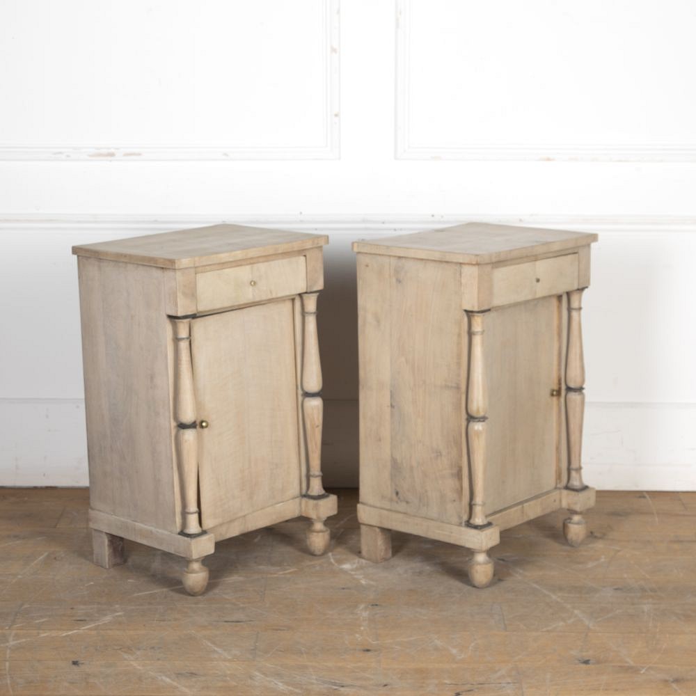 Pair of 19th Century Swedish Walnut Bedside Cabinets BD8124390