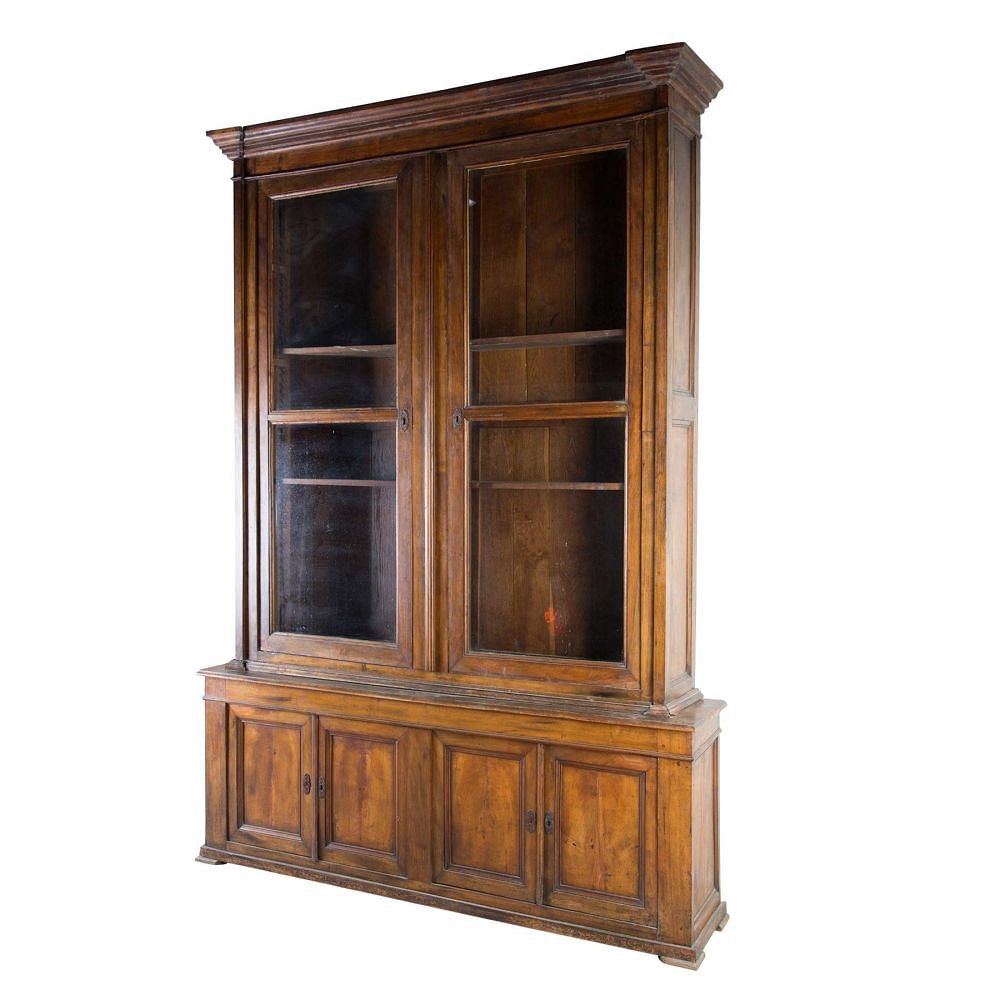 19th Century Italian Walnut Bookcase BK1153942