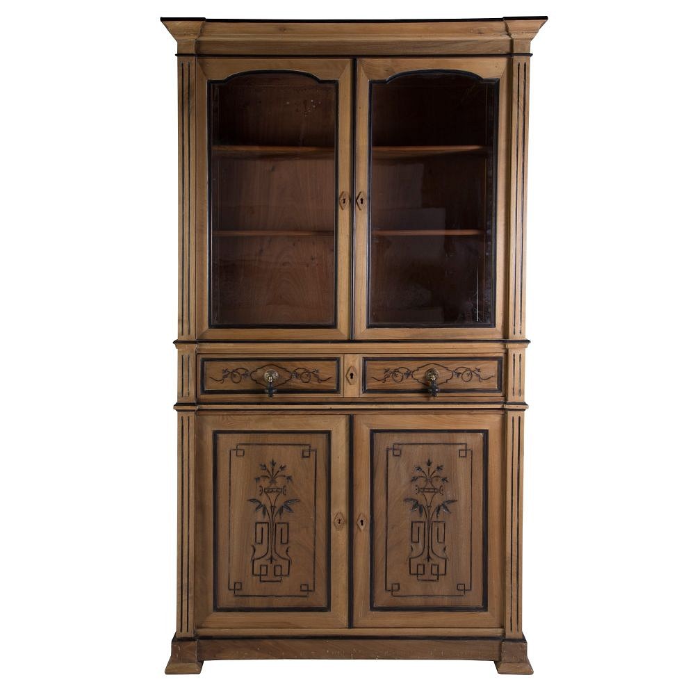 SALE: Pair of 19th Century Walnut Bookcases BK4858604