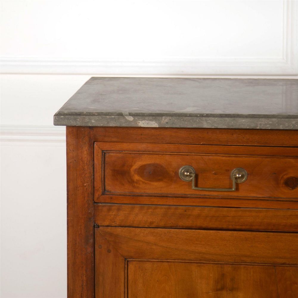 19th Century French Buffet with Grey Granite Top BU287355