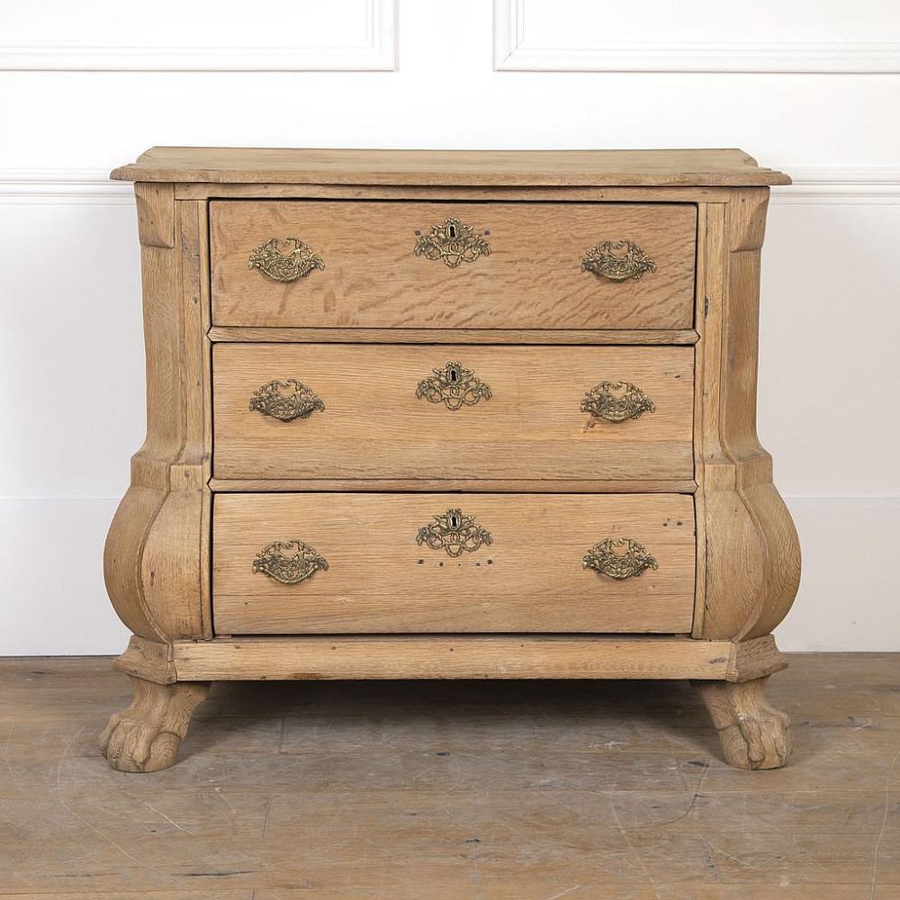 19th Century Small Dutch Oak Chest of Drawers CC0129668