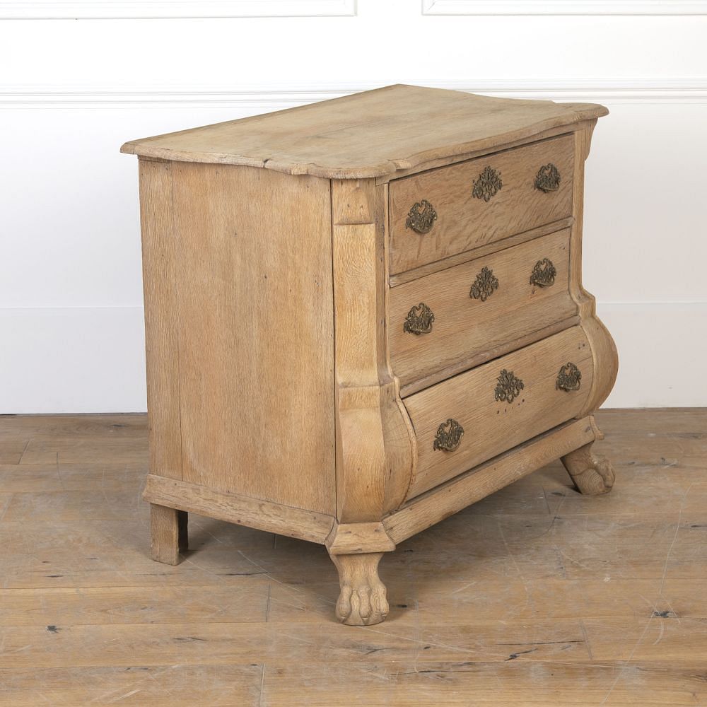 19th Century Small Dutch Oak Chest of Drawers CC0129668