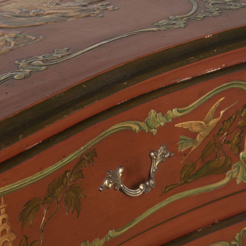 Large Louis XV Style Chinoiserie Two Drawer Venetian Commode CC3426496