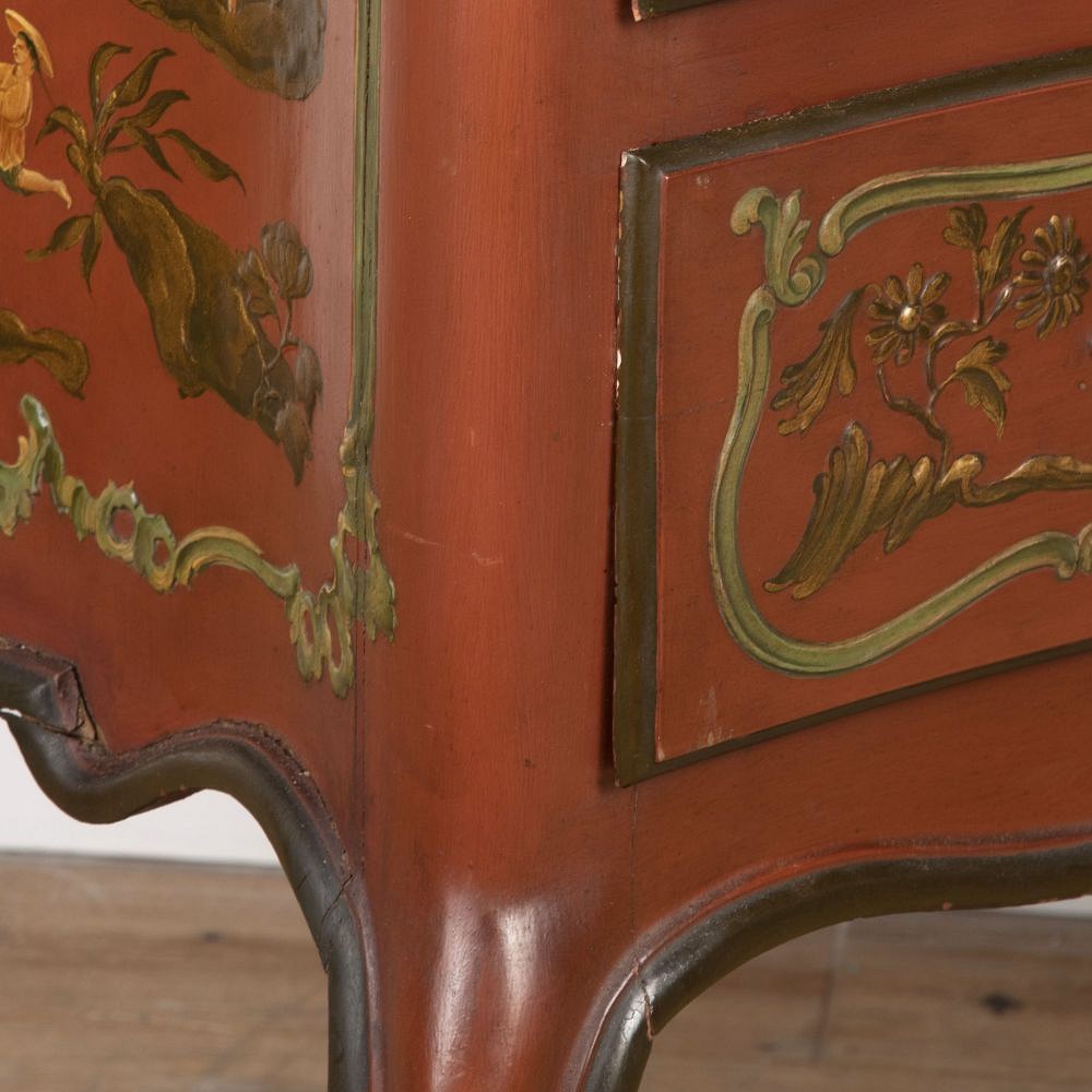 Large Louis XV Style Chinoiserie Two Drawer Venetian Commode CC3426496