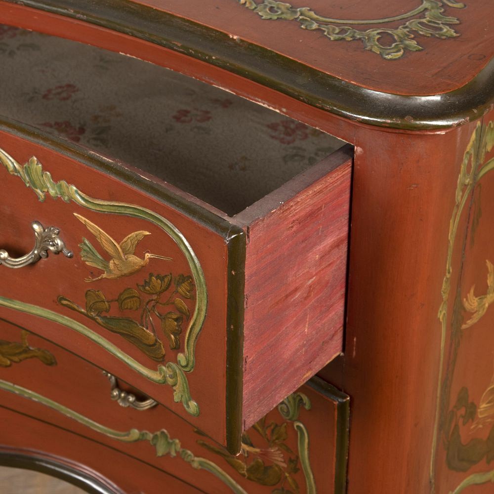 Large Louis XV Style Chinoiserie Two Drawer Venetian Commode CC3426496