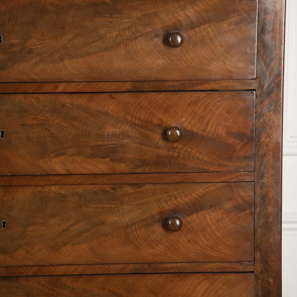 French Mahogany Semainier Chest of Drawers CC4815653
