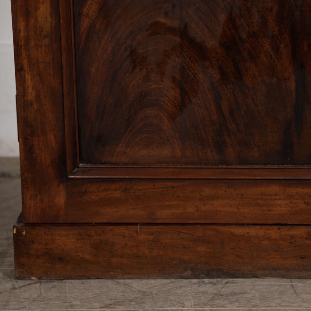 19th Century English Flame Mahogany Collectors Cabinet CC991764