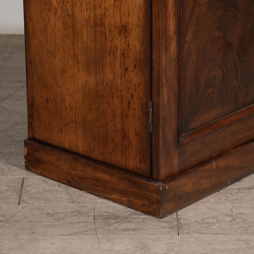 19th Century English Flame Mahogany Collectors Cabinet CC991764