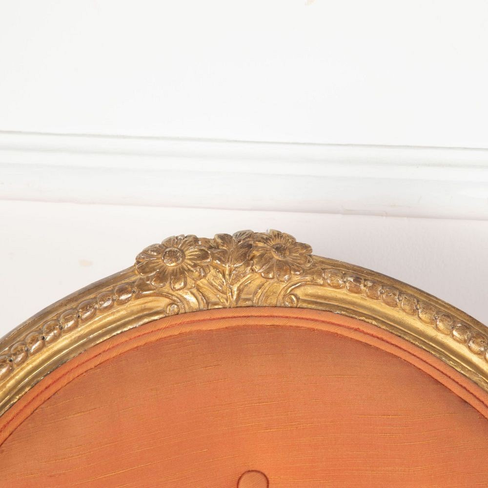 Pair of 18th Century George III Giltwood Open Armchairs CH0334142