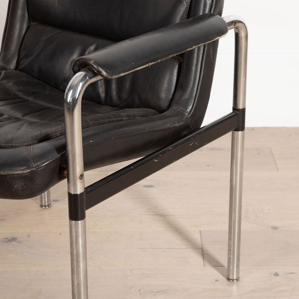 20th Century Chrome Steel Desk Chairs CH0433838