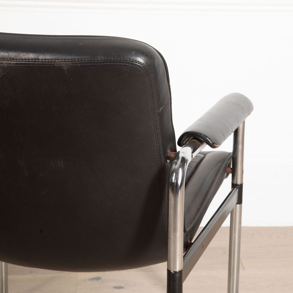 20th Century Chrome Steel Desk Chairs CH0433838